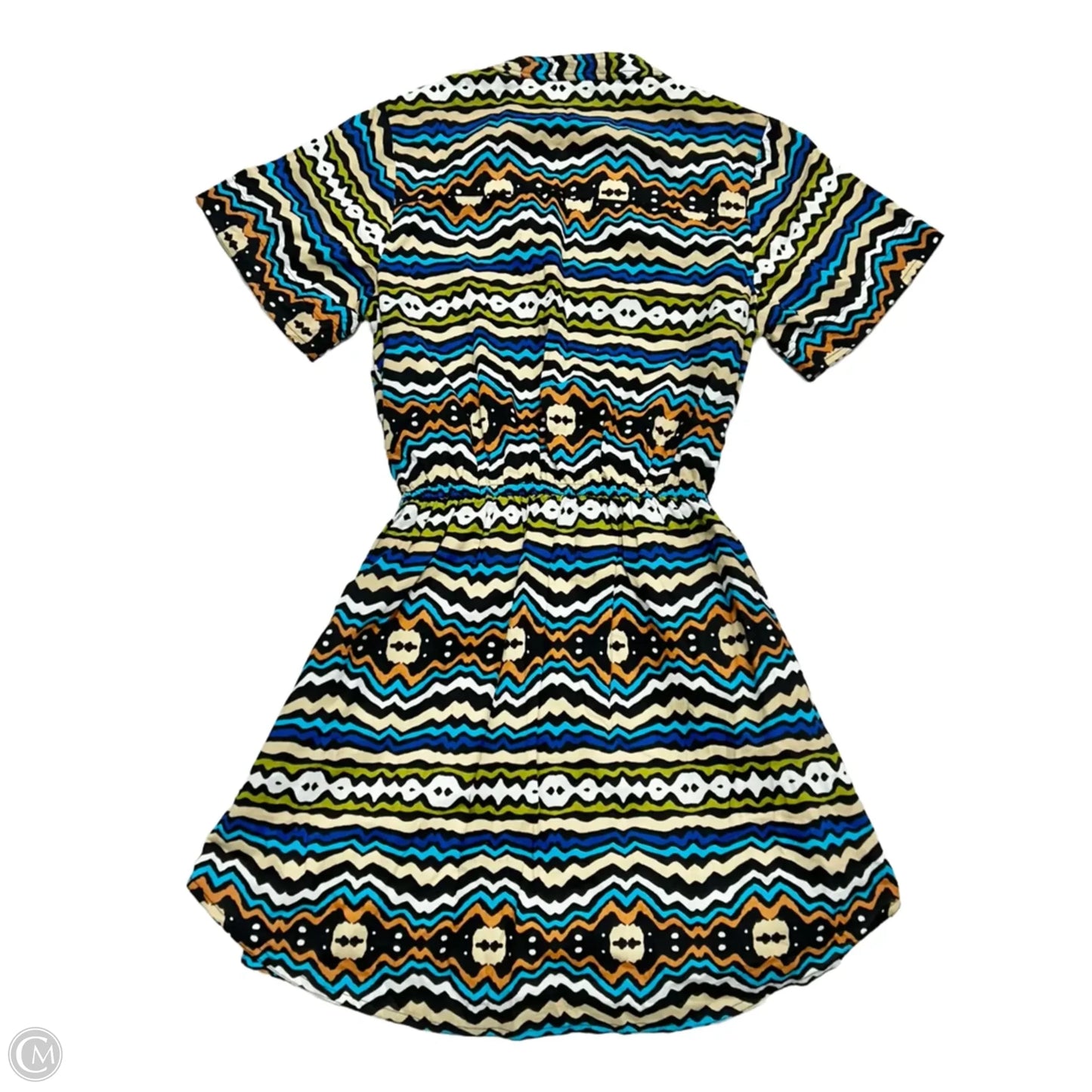 Dress Casual Short By Elizabeth James In Black & Tan, Size: Xs