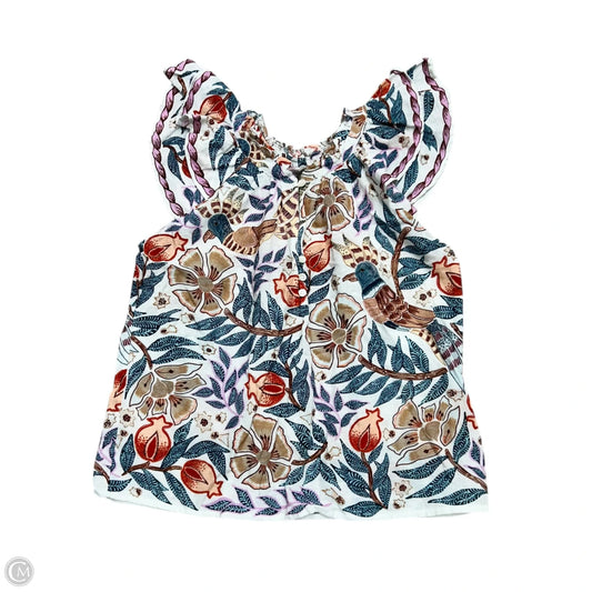 Top Sleeveless By Omika In Floral Print, Size: S