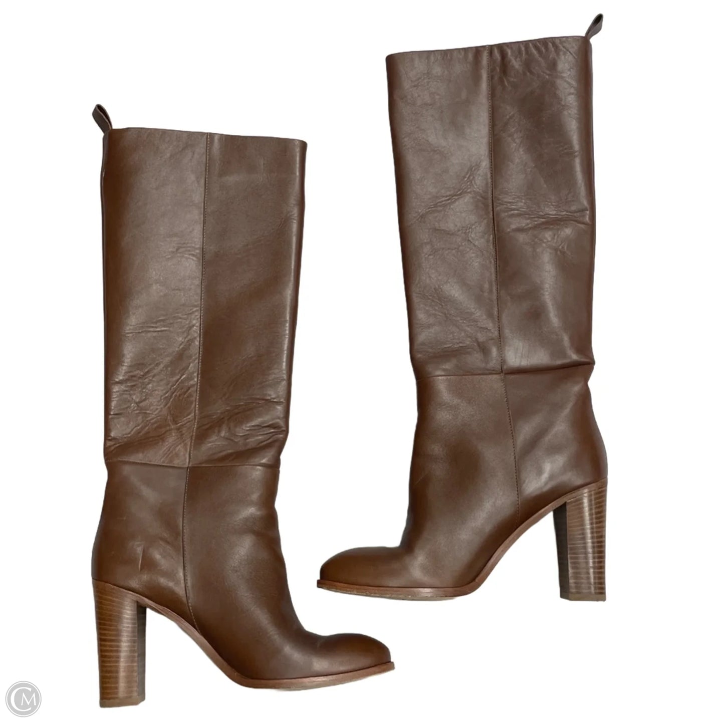 Boots Knee Heels By Barneys Ny In Brown, Size: 8