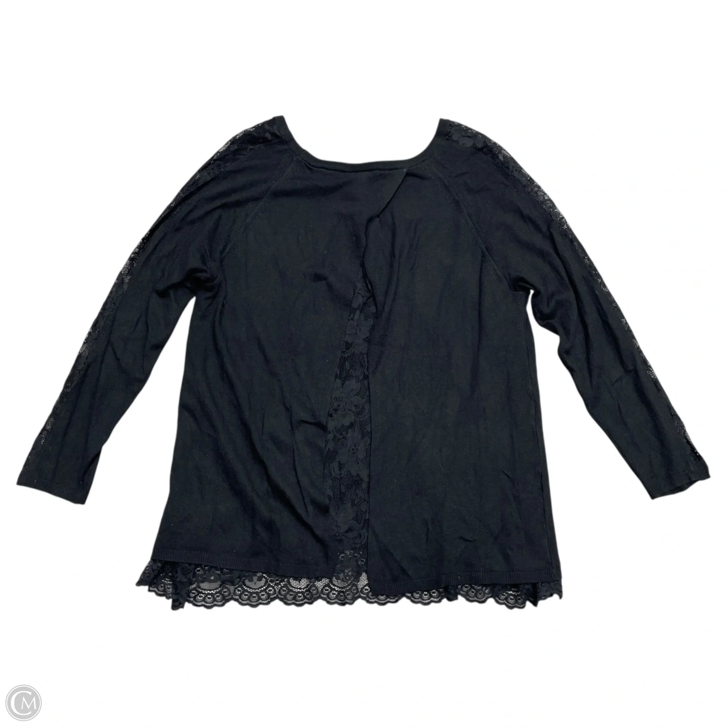 Top Long Sleeve By Torrid In Black, Size: 2x