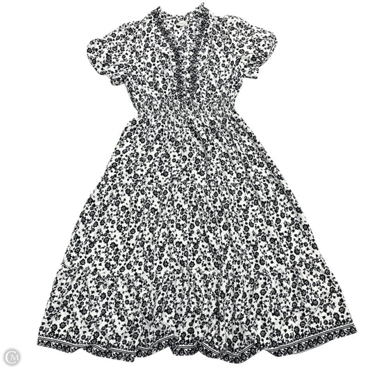 Dress Casual Maxi By Max Studio In Black & White, Size: 1x