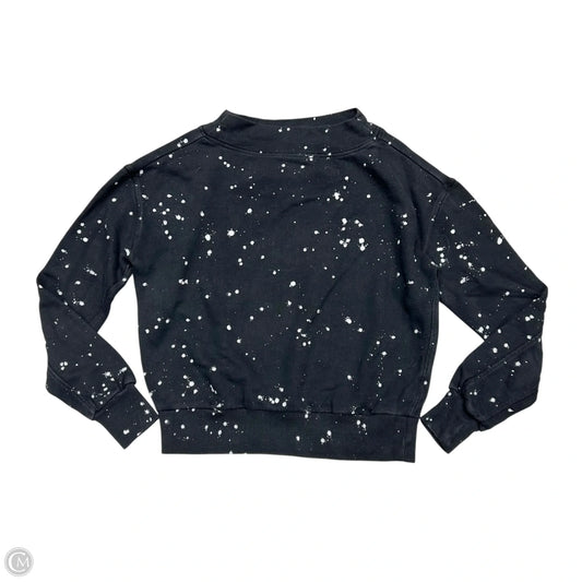 Sweatshirt Crewneck By Pilcro In Black & White, Size: Xs