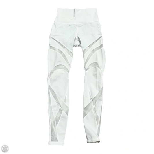 Athletic Leggings By Lululemon In White, Size: S