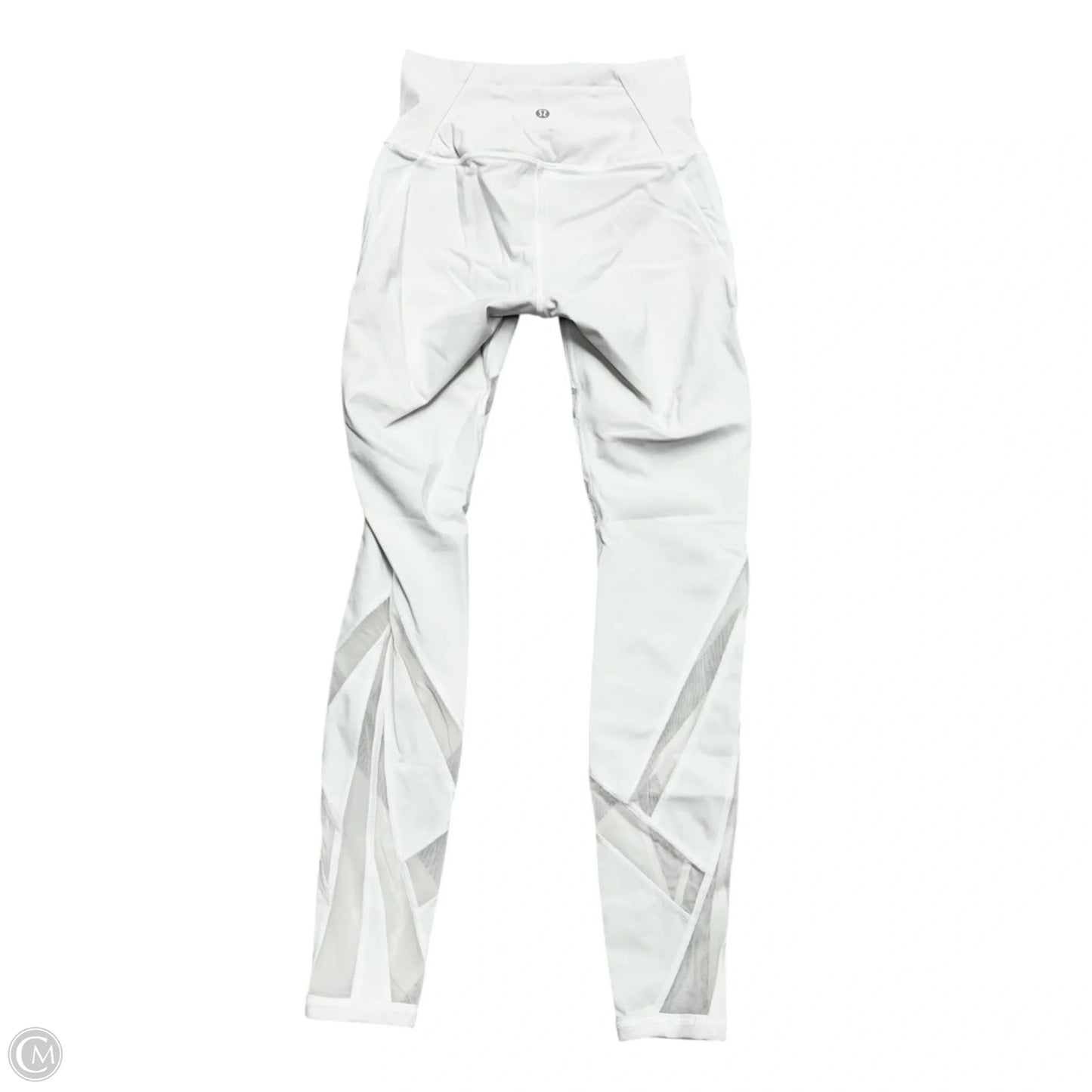 Athletic Leggings By Lululemon In White, Size: S