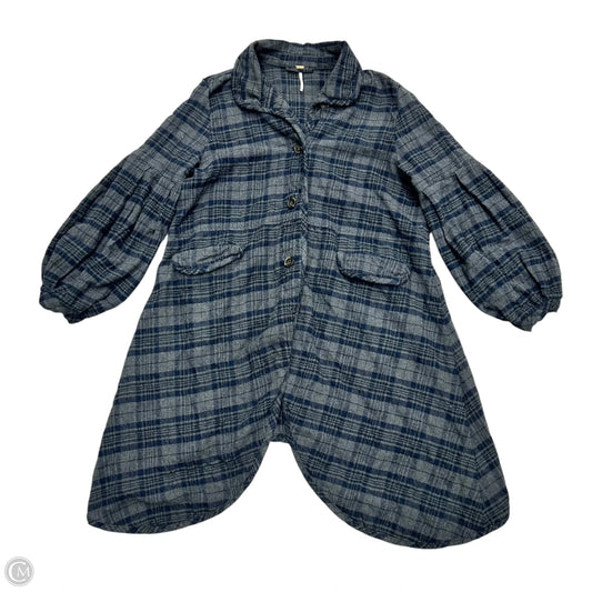 Jacket Other By Free People In Blue & Grey, Size: Xs
