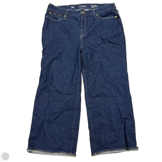 Jeans Wide Leg By J. Crew In Blue Denim, Size: 20