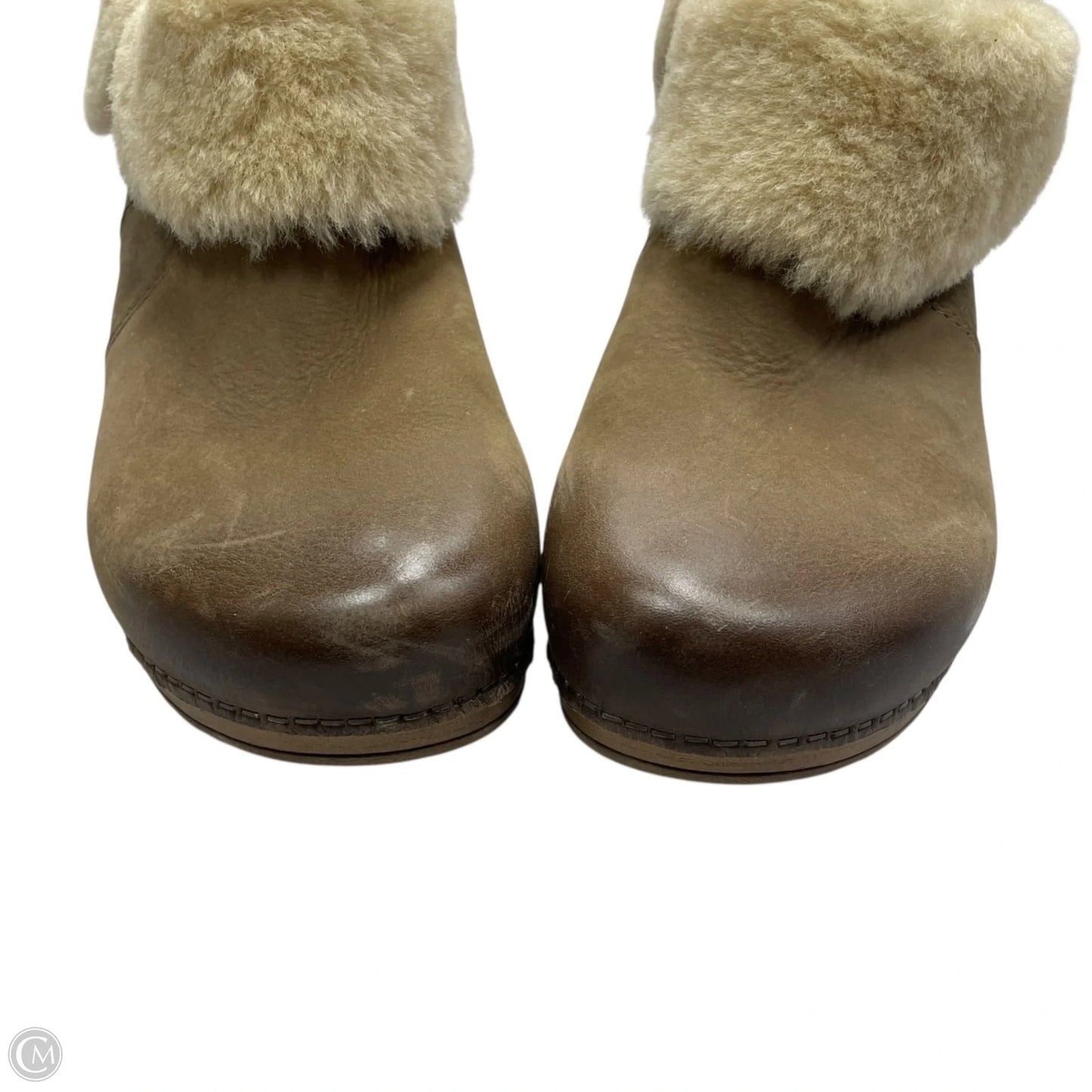 Boots Ankle Heels By Dansko In Taupe, Size: 7.5