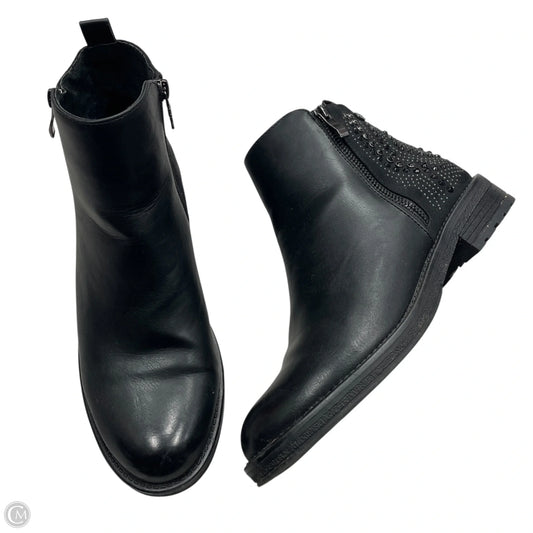 Boots Ankle Flats By Xti In Black, Size: 8.5