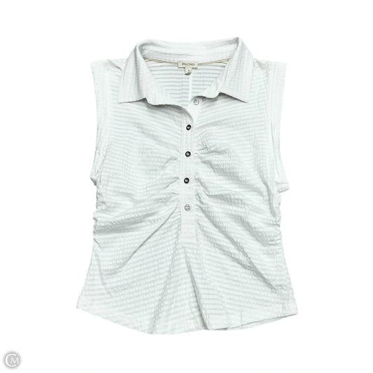 Top Sleeveless By Pilcro In White, Size: M