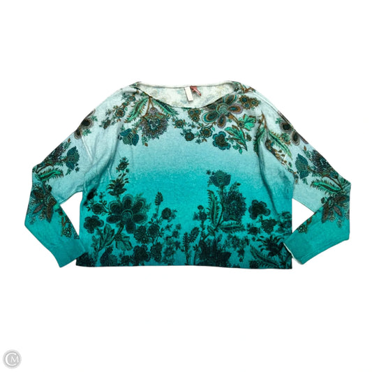 Sweater Cashmere By Pilcro In Blue & Grey, Size: S