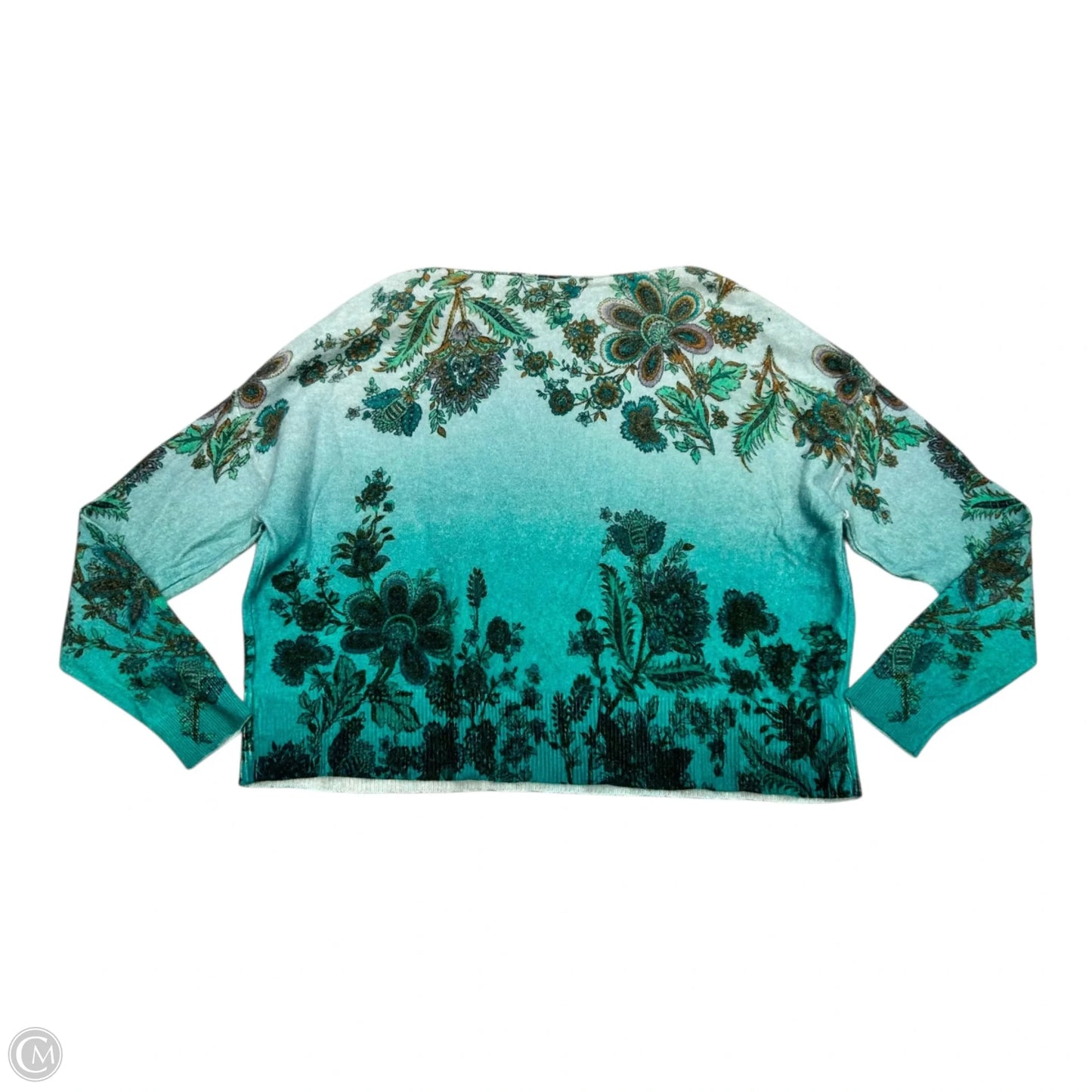 Sweater Cashmere By Pilcro In Blue & Grey, Size: S