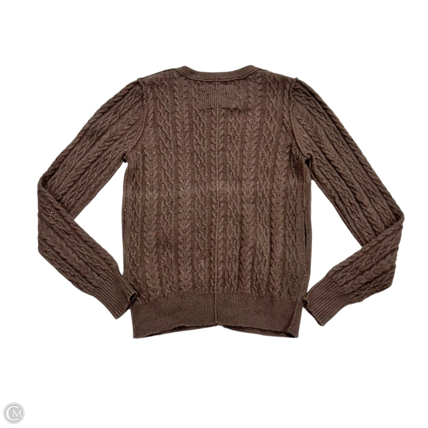 Sweater Cardigan By We The Free In Brown, Size: S