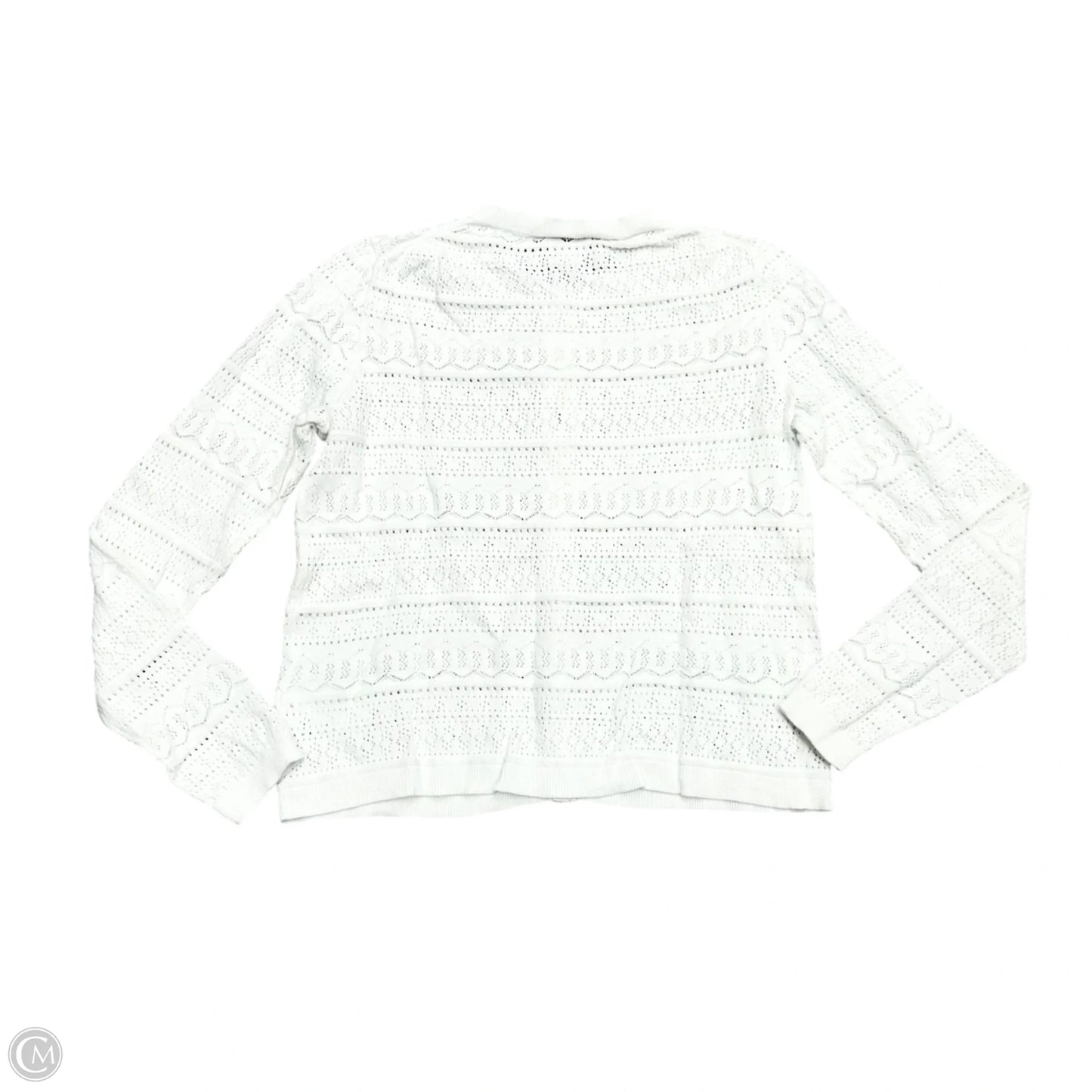 Sweater Cardigan By J. Crew In White, Size: S