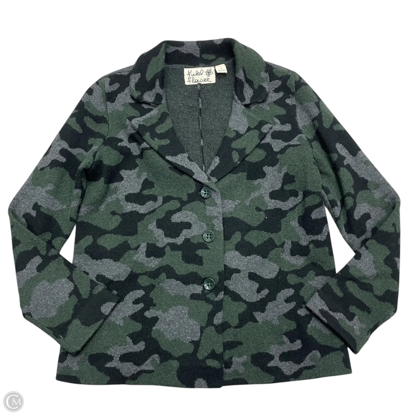 Blazer By Field Flower In Camouflage Print, Size: Xs