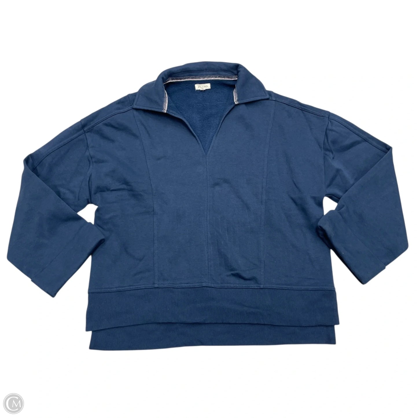 Top Long Sleeve By Pilcro In Navy, Size: Xs