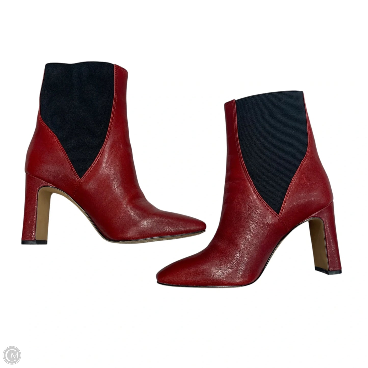 Boots Ankle Heels By Vince Camuto In Red, Size: 6.5