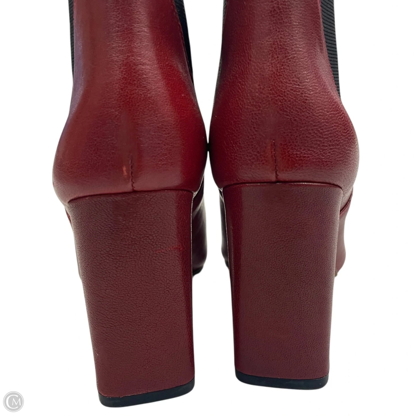 Boots Ankle Heels By Vince Camuto In Red, Size: 6.5