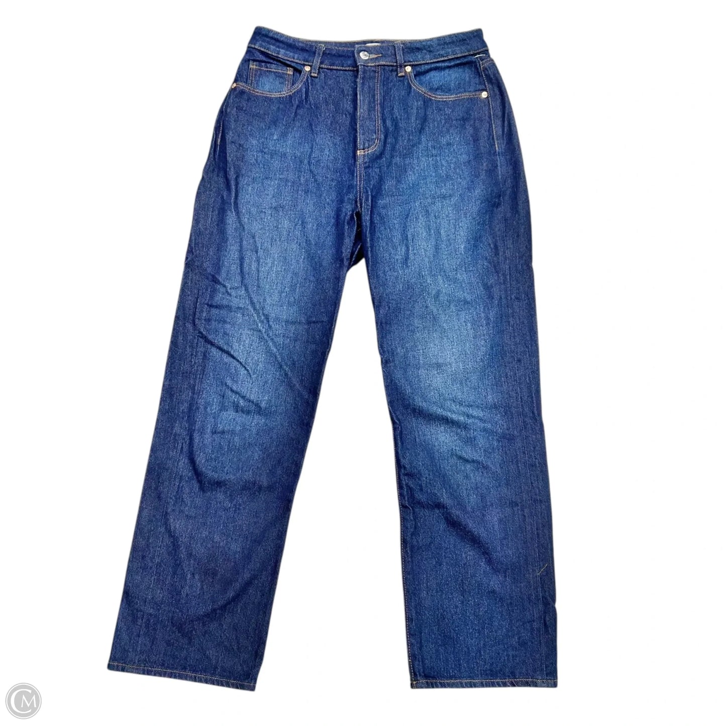 Jeans Straight By Loft In Blue Denim, Size: 6