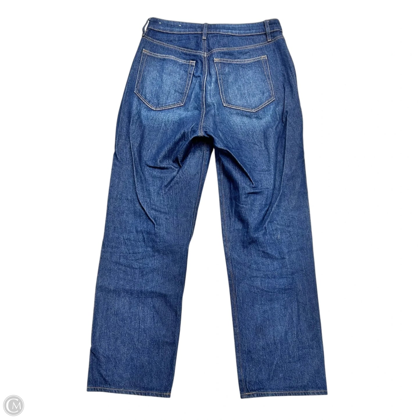 Jeans Straight By Loft In Blue Denim, Size: 6