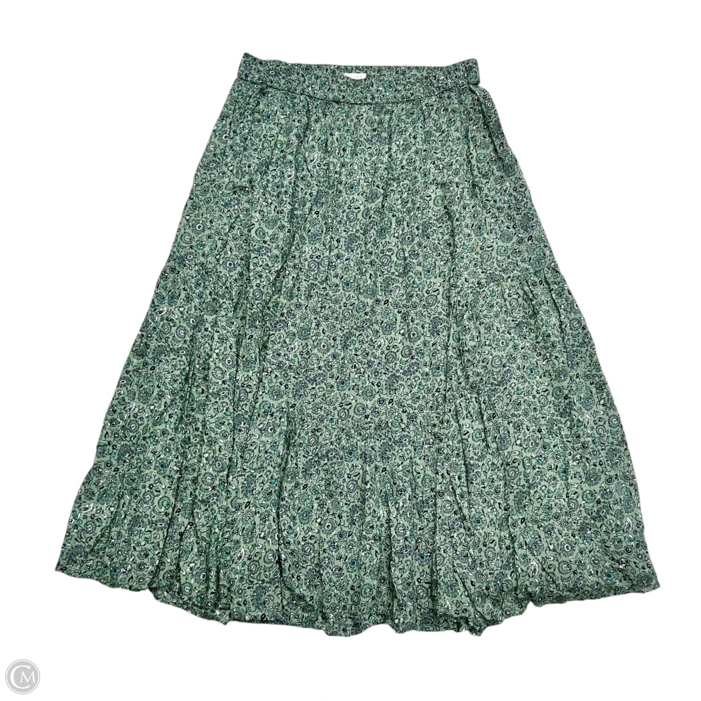 Skirt Maxi By Loft In Green, Size: M