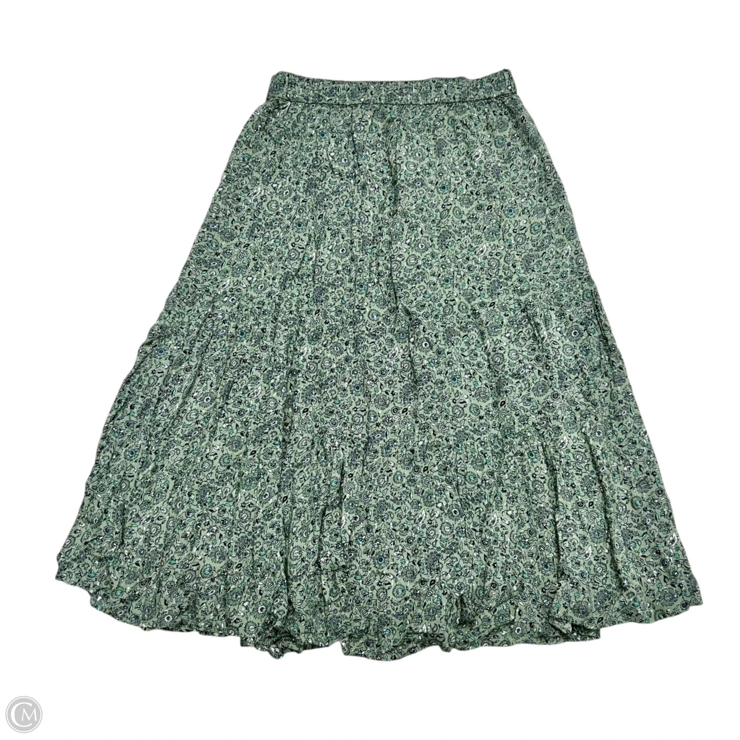 Skirt Maxi By Loft In Green, Size: M