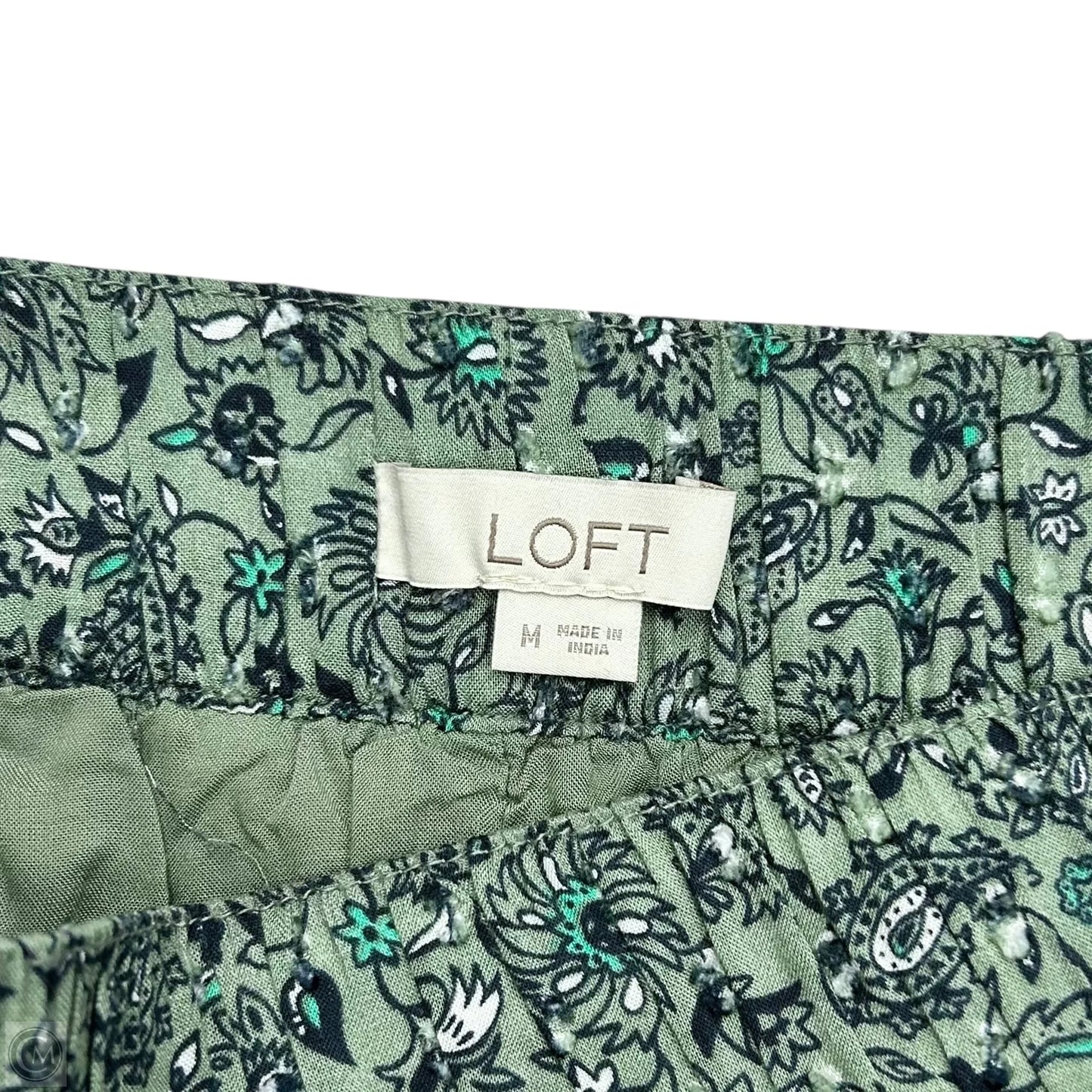 Skirt Maxi By Loft In Green, Size: M