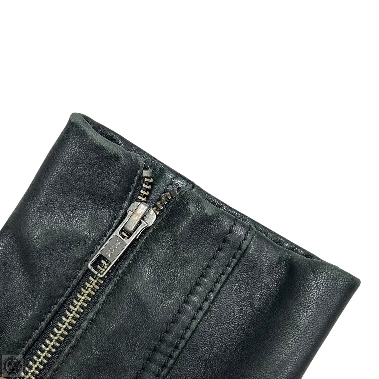 Jacket Leather By Reba In Black, Size: M