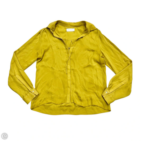 Top Long Sleeve By Alc In Yellow, Size: L