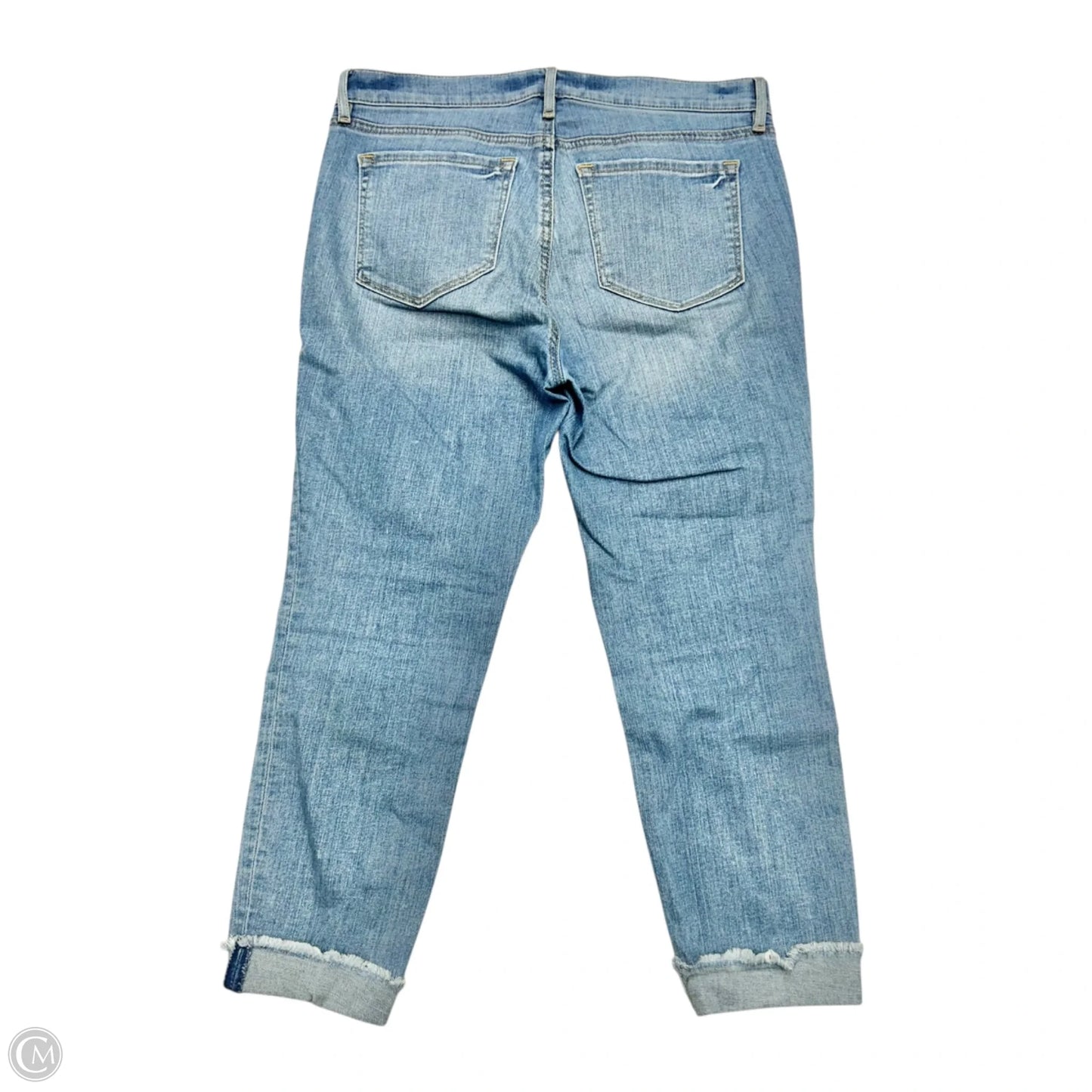 Jeans Skinny By Loft In Blue Denim, Size: 8