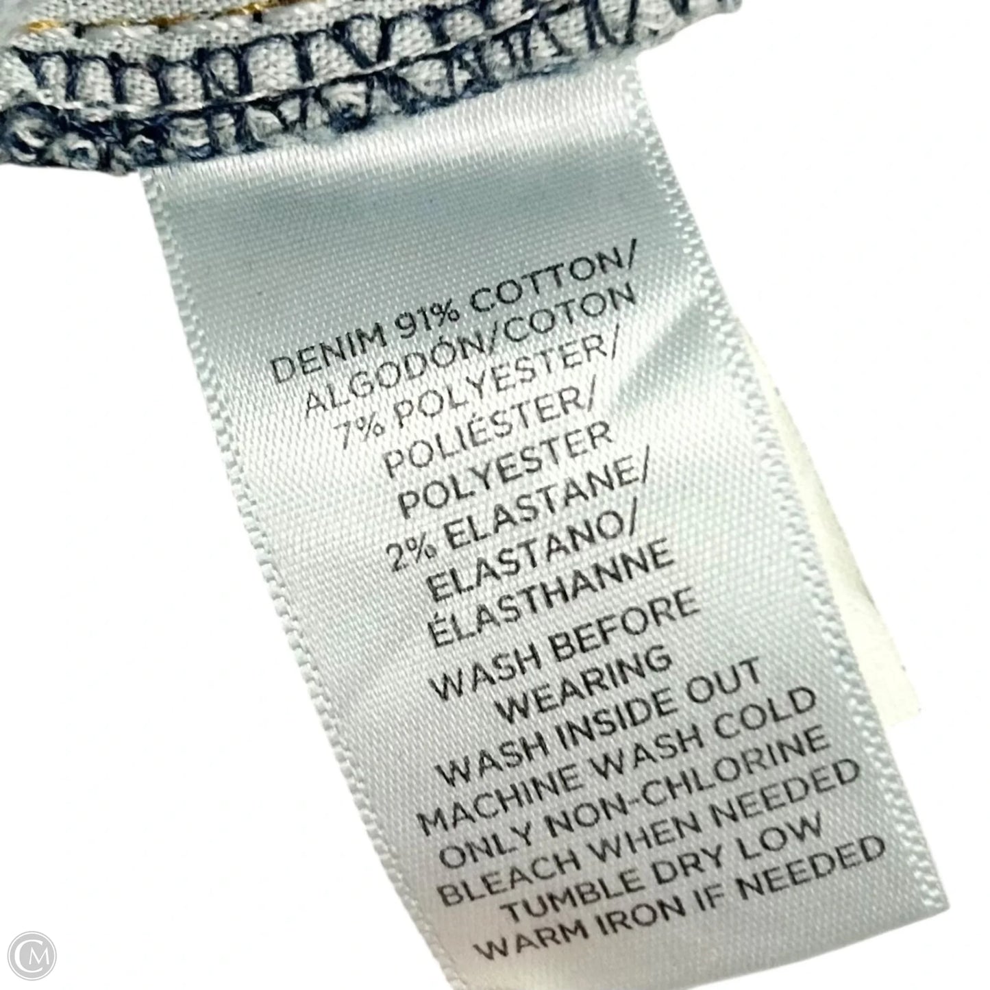 Jeans Skinny By Loft In Blue Denim, Size: 8