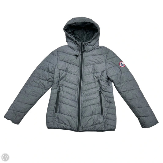 Jacket Puffer & Quilted By Rokka & Rolla In Grey, Size: M