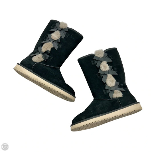 Boots Mid-calf Flats By Koolaburra By Ugg In Black, Size: 8