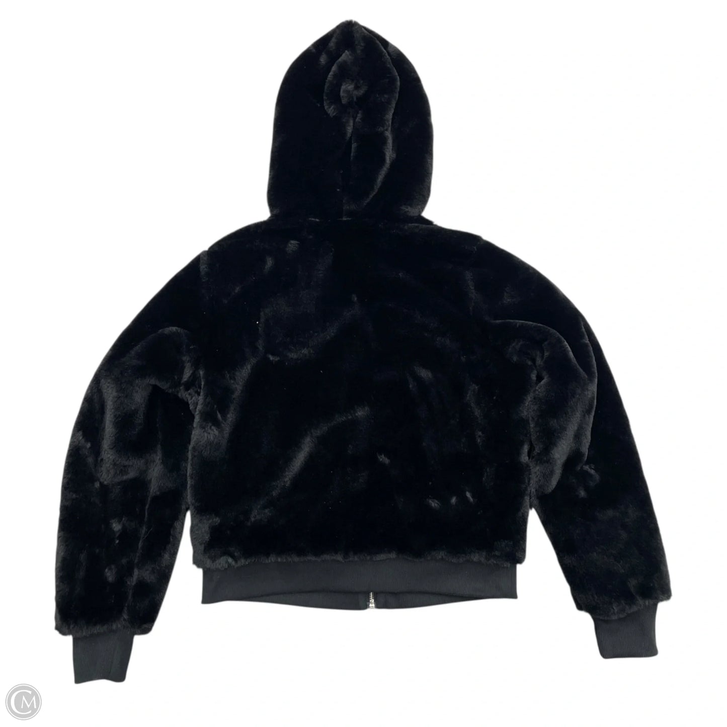 Jacket Faux Fur & Sherpa By Athleta In Black, Size: Xxs