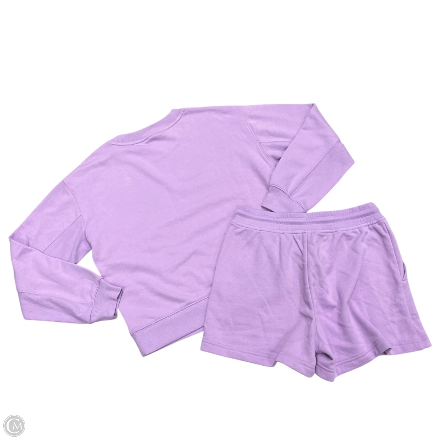 Lounge Set Shorts By Lou And Grey In Purple, Size: Xxs