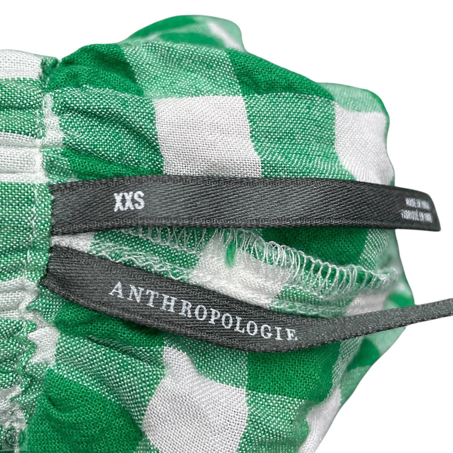 Pants Lounge By Anthropologie In Green & White, Size: Xxs