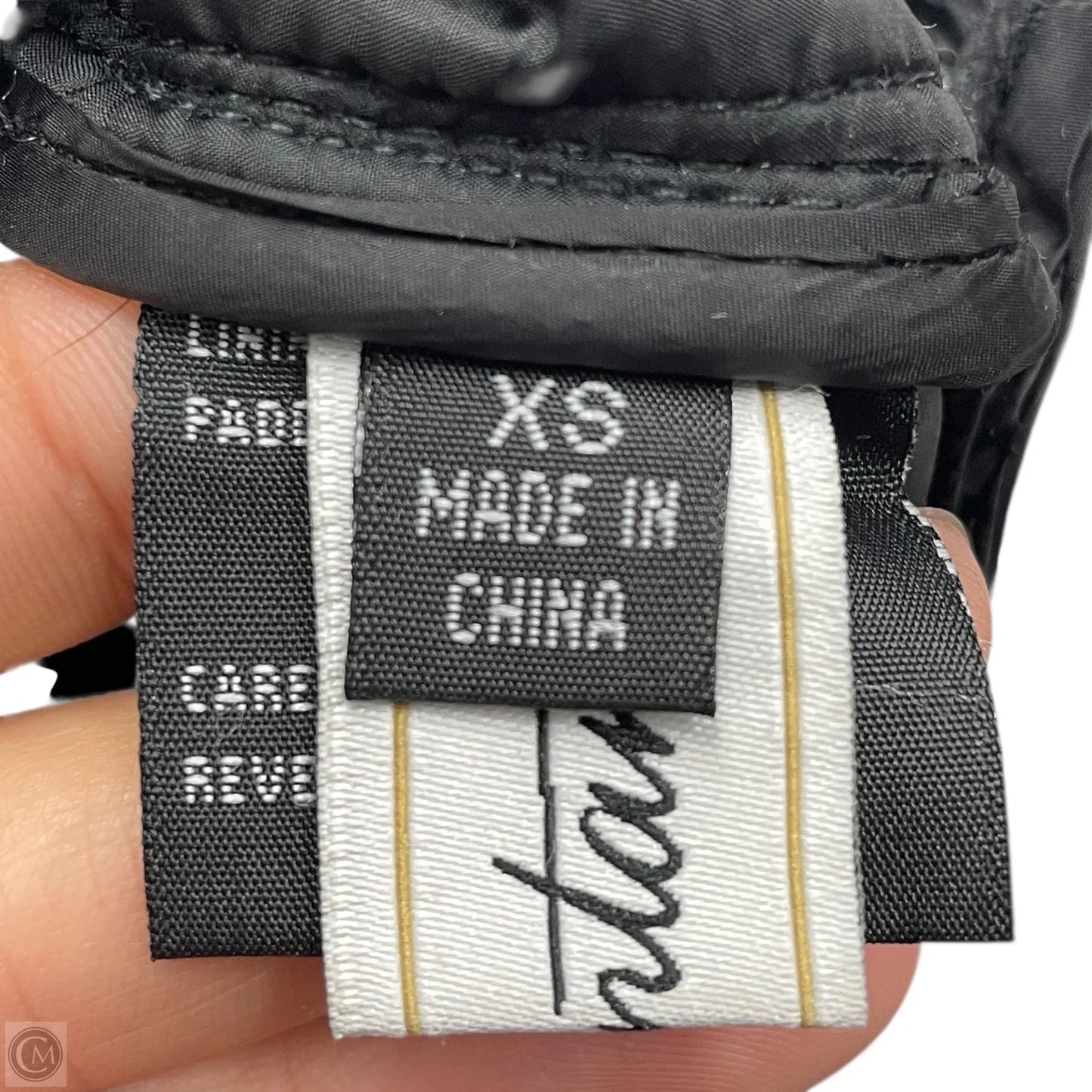 Coat Puffer & Quilted By Montana Co In Silver, Size: Xs