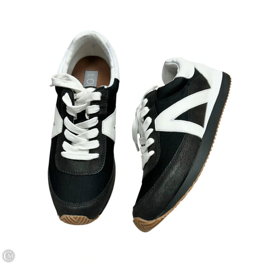Shoes Sneakers By Loft In Black & White, Size: 6