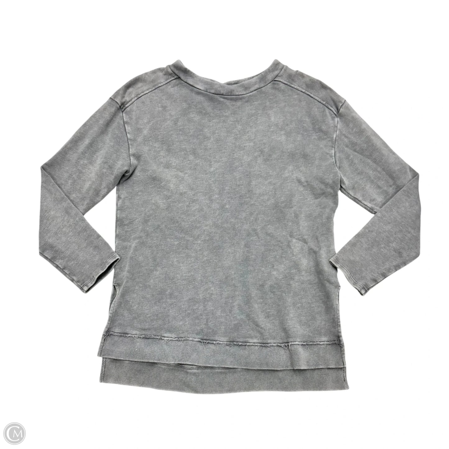 Sweatshirt Crewneck By Pilcro In Grey, Size: M