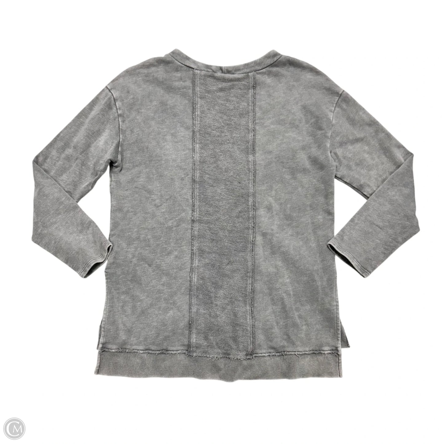 Sweatshirt Crewneck By Pilcro In Grey, Size: M