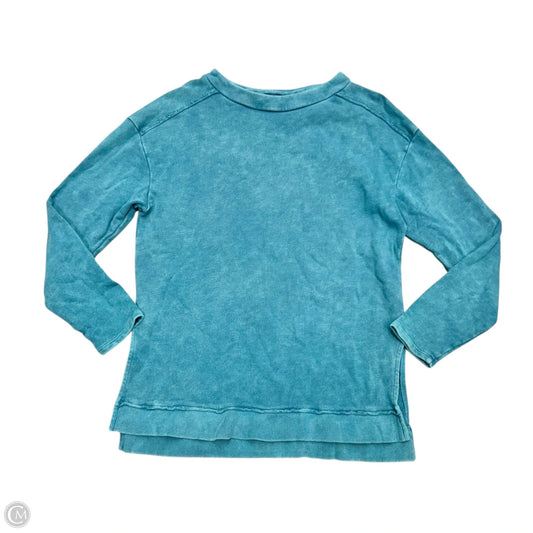 Sweatshirt Crewneck By Pilcro In Teal, Size: M