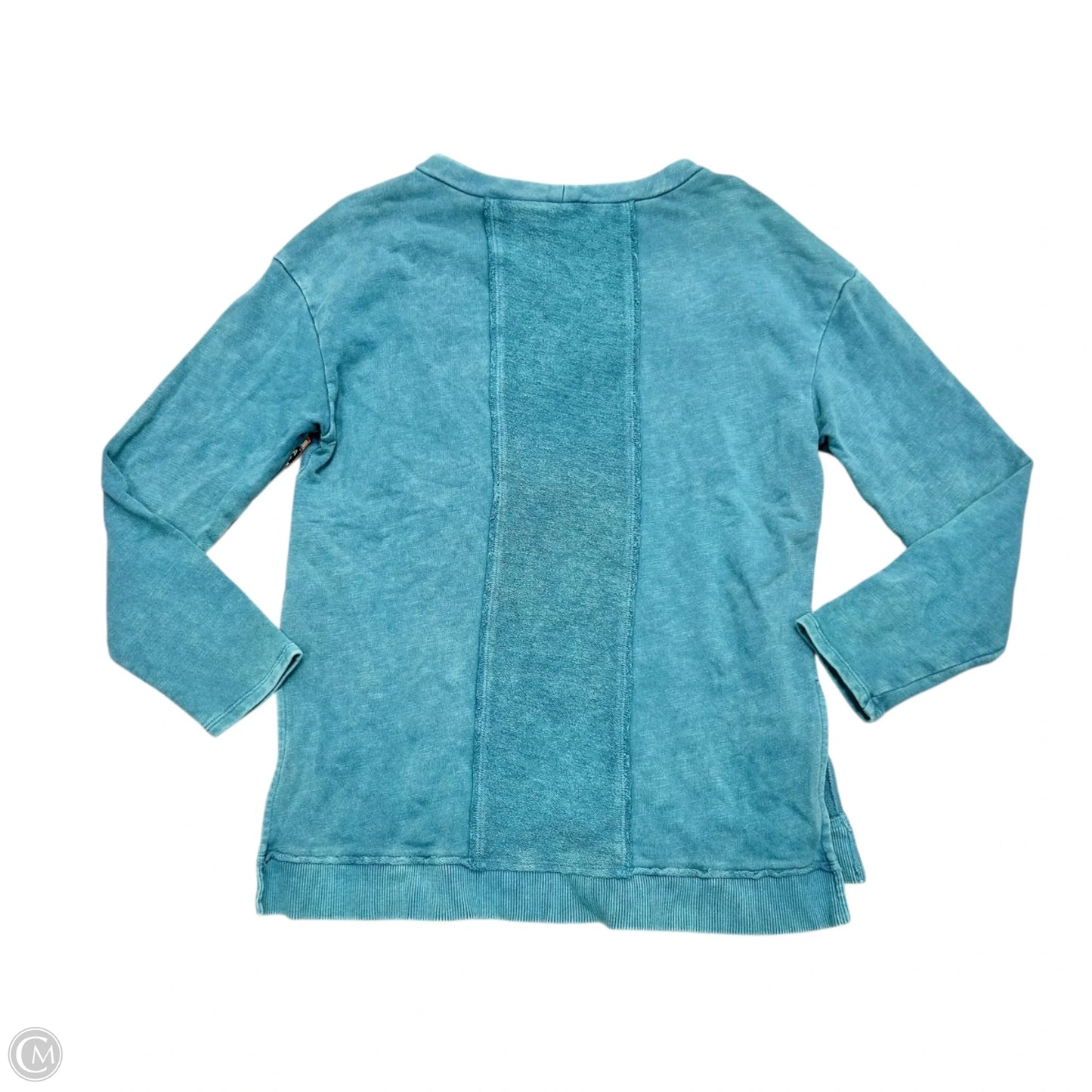 Sweatshirt Crewneck By Pilcro In Teal, Size: M