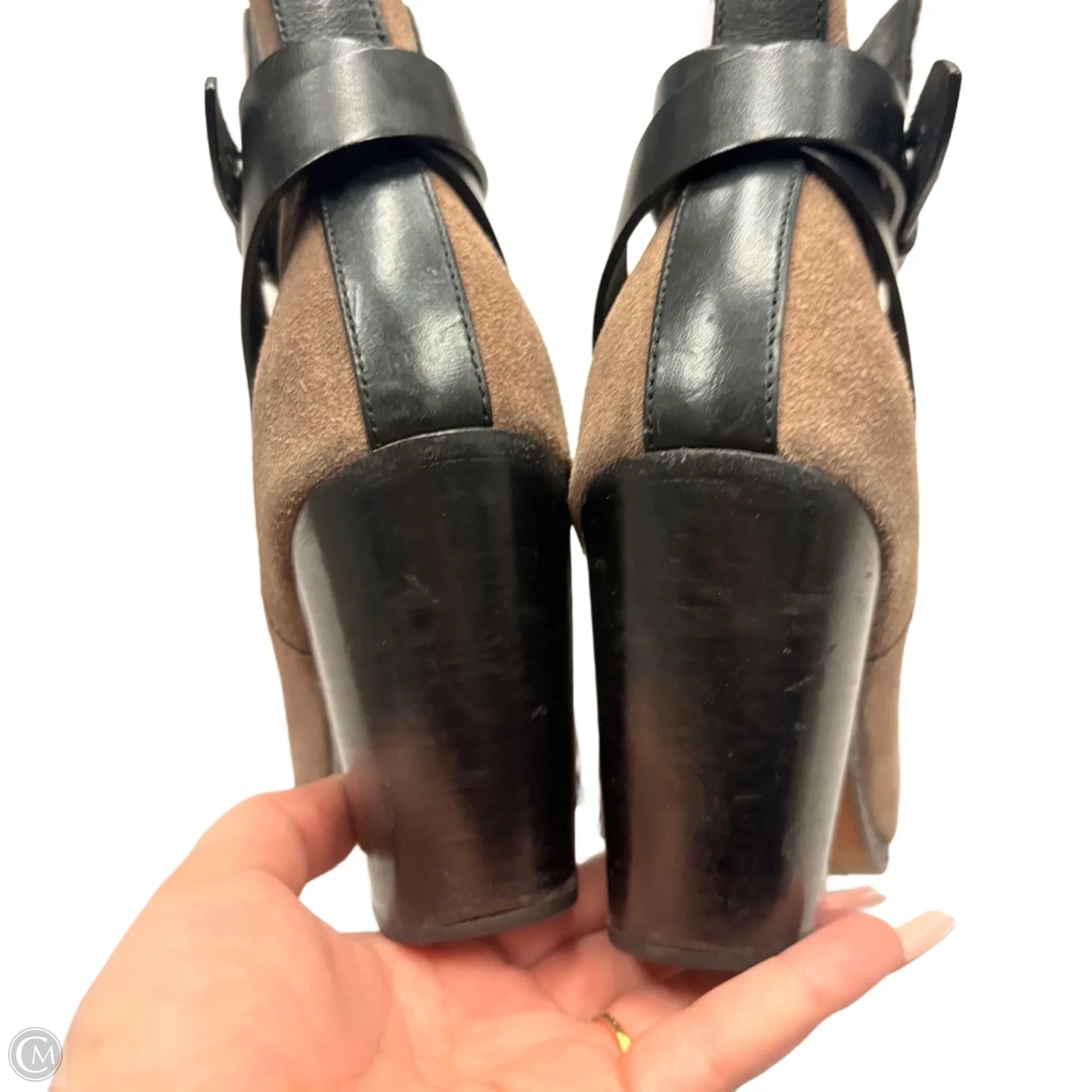 Boots Ankle Heels By Rag And Bone In Taupe, Size: 6