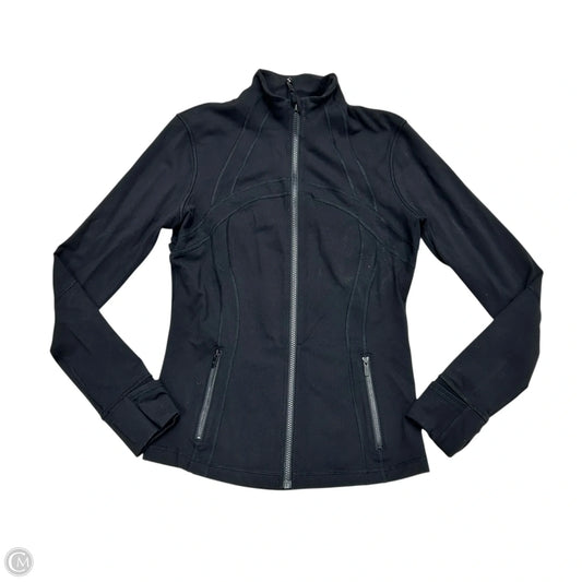 Athletic Jacket By Lululemon In Black, Size: M
