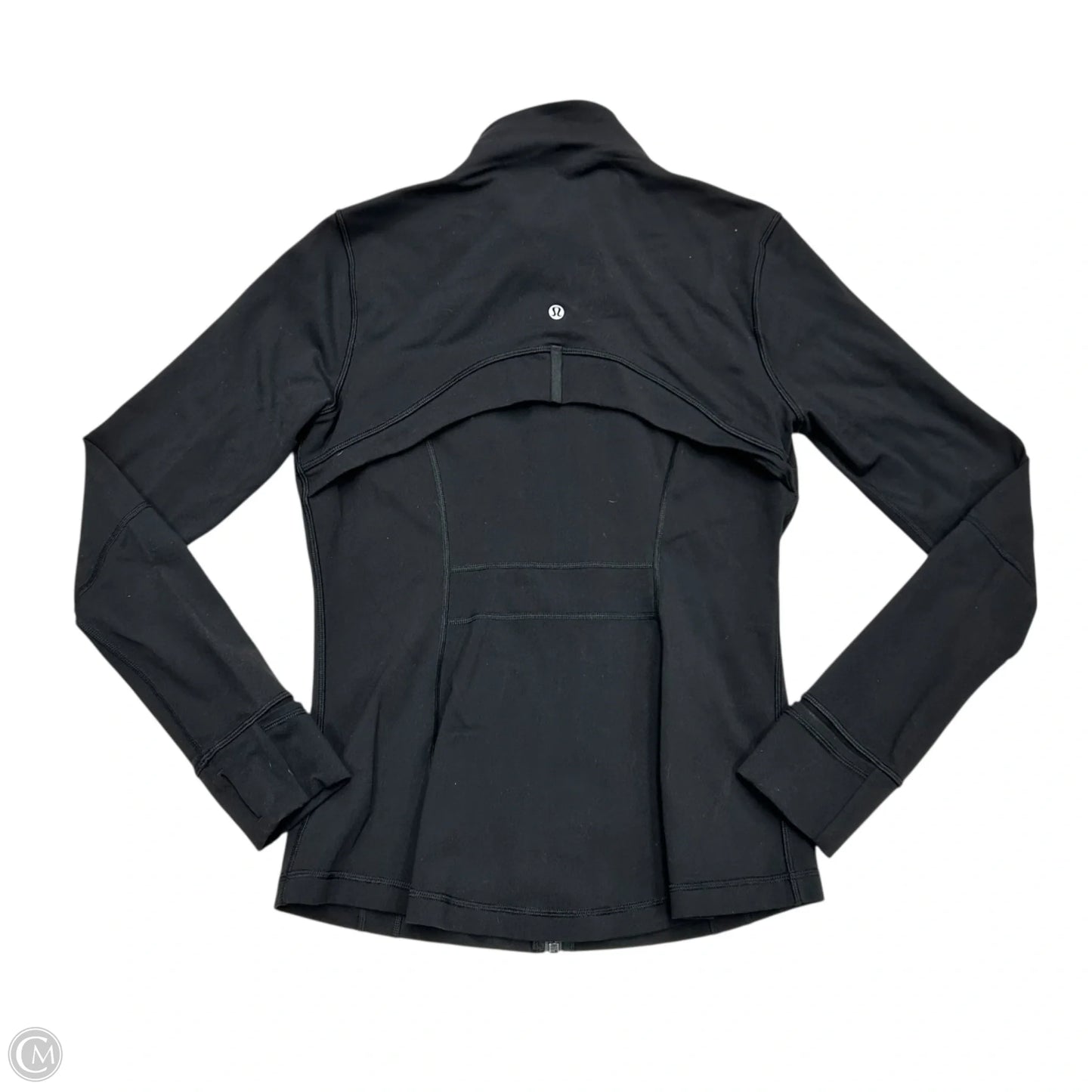 Athletic Jacket By Lululemon In Black, Size: M