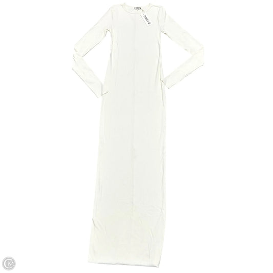 Dress Casual Maxi By Eterne In Cream, Size: M