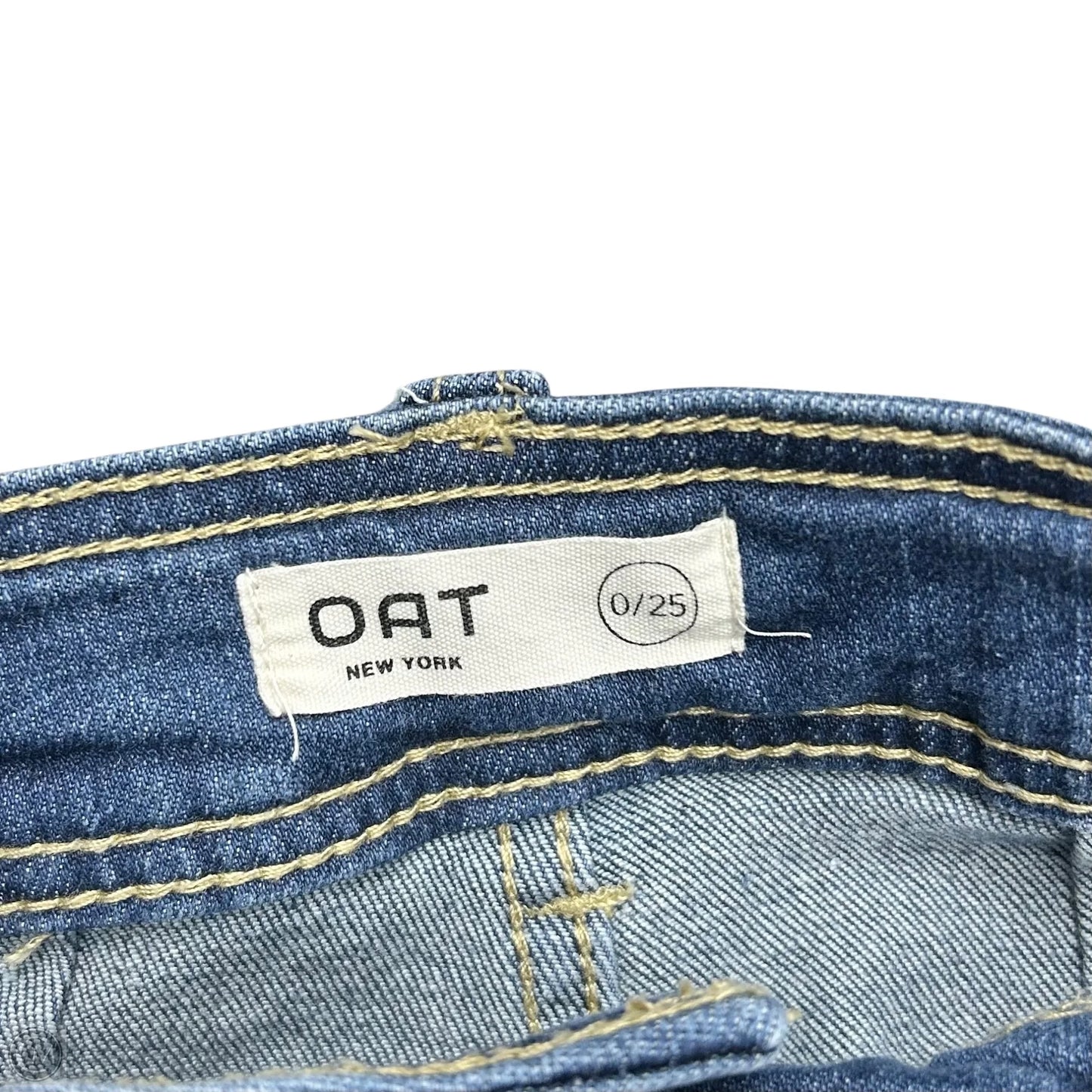 Jeans Wide Leg By Oat In Blue Denim, Size: 0