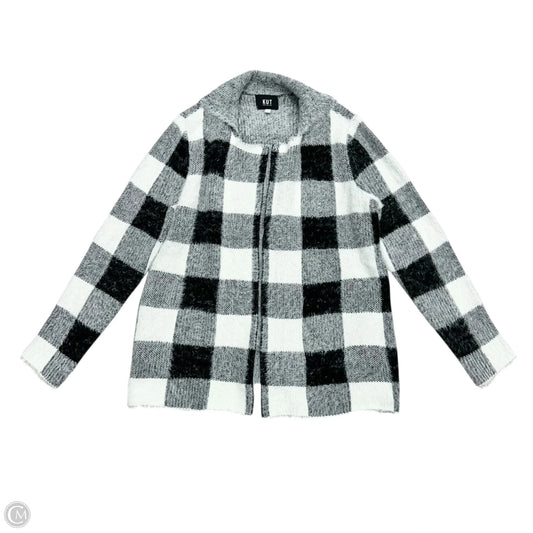 Sweater Cardigan By Kut In Black & White, Size: S