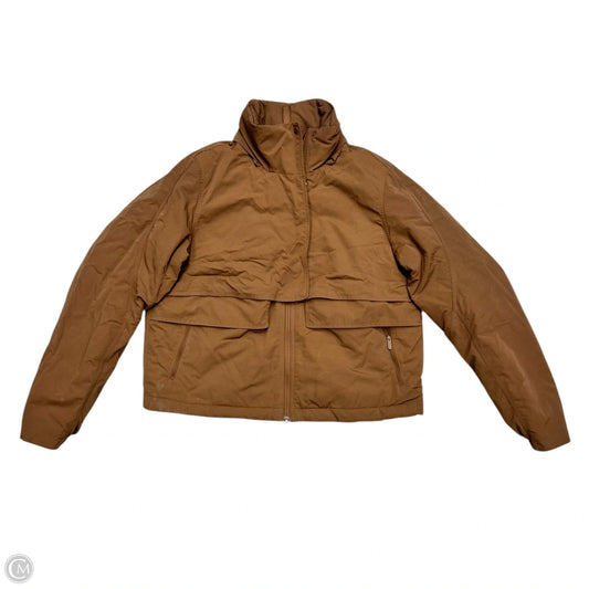 Athletic Jacket By Lululemon In Brown, Size: S