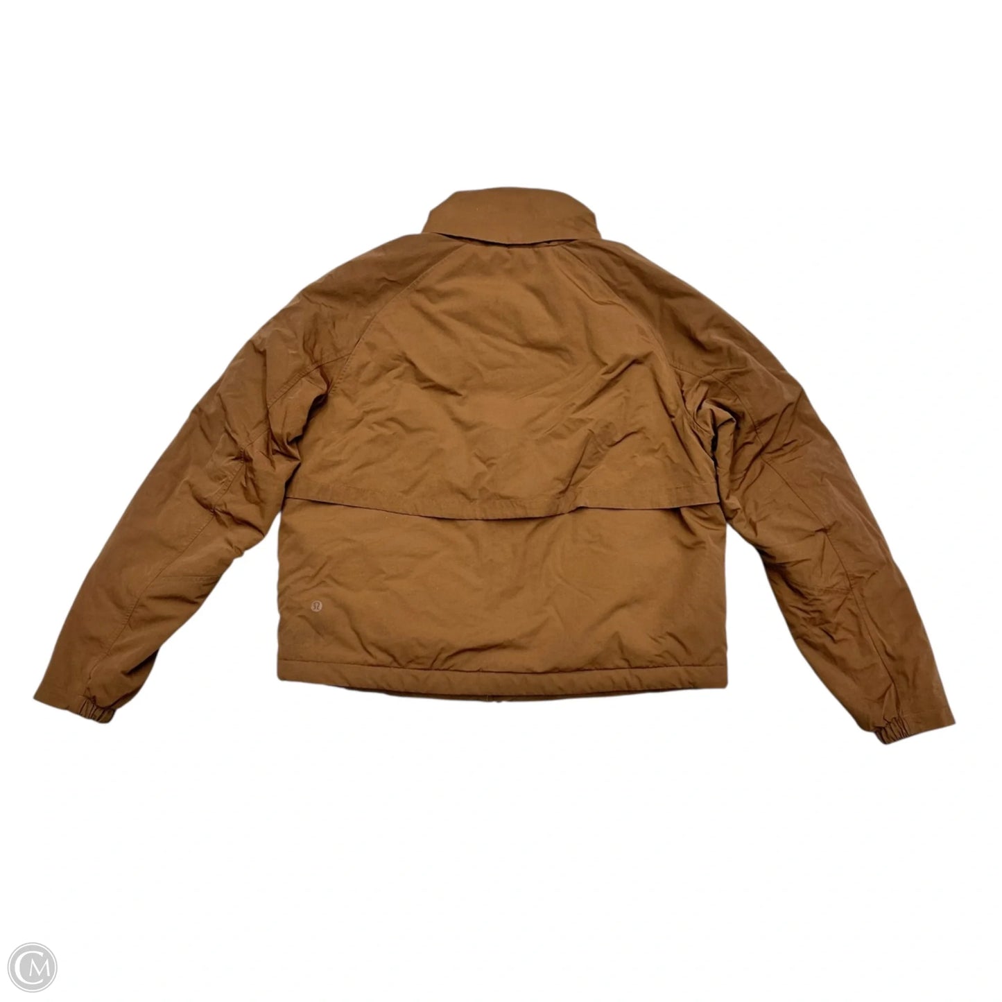 Athletic Jacket By Lululemon In Brown, Size: S