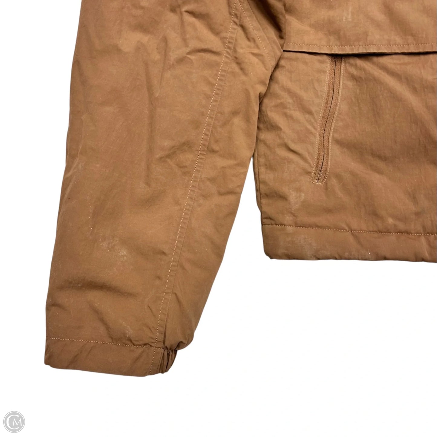 Athletic Jacket By Lululemon In Brown, Size: S